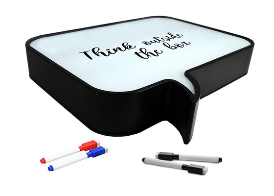 12 USB 케이블을 가진 백색 아크릴 LED 가벼운 상자 사각 연설 거품 Lightbox